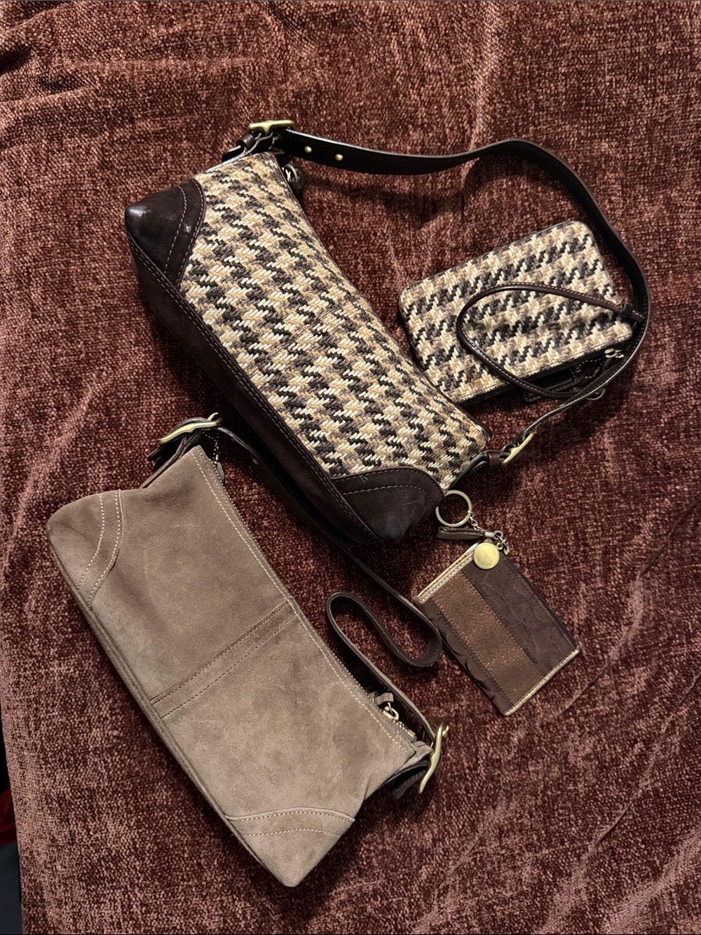 Chocolate brown coach bags fall bundle